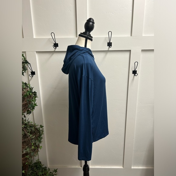 32 DEGREE COOL Navy Blue Hoodie Workout Layers Women's Size Small - Picture 4 of 8